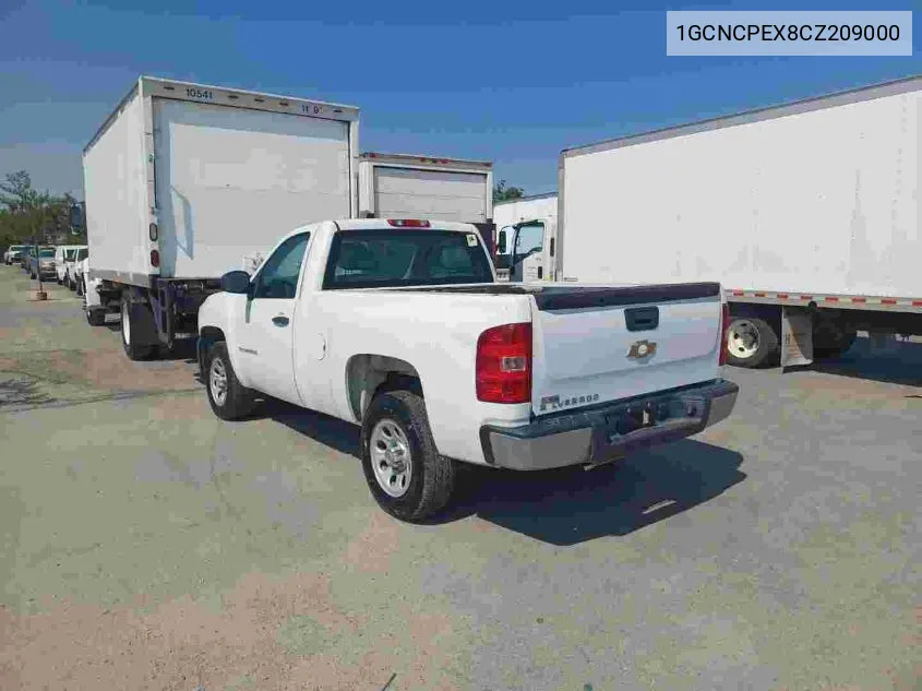 2012 Chevrolet Silverado 1500 Work Truck VIN: 1GCNCPEX8CZ209000 Lot: 40778662