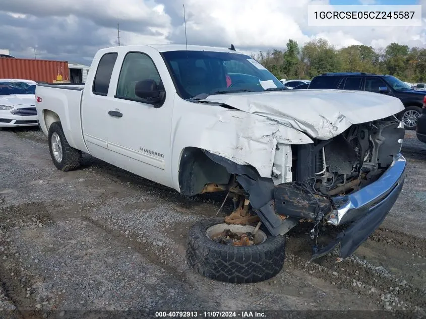 2012 Chevrolet Silverado 1500 Lt VIN: 1GCRCSE05CZ245587 Lot: 40792913