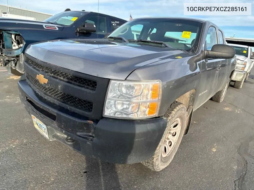 2012 Chevrolet Silverado K1500 VIN: 1GCRKPE7XCZ285161 Lot: 40828073