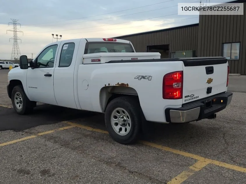 2012 Chevrolet Silverado K1500 VIN: 1GCRKPE78CZ255687 Lot: 40836927