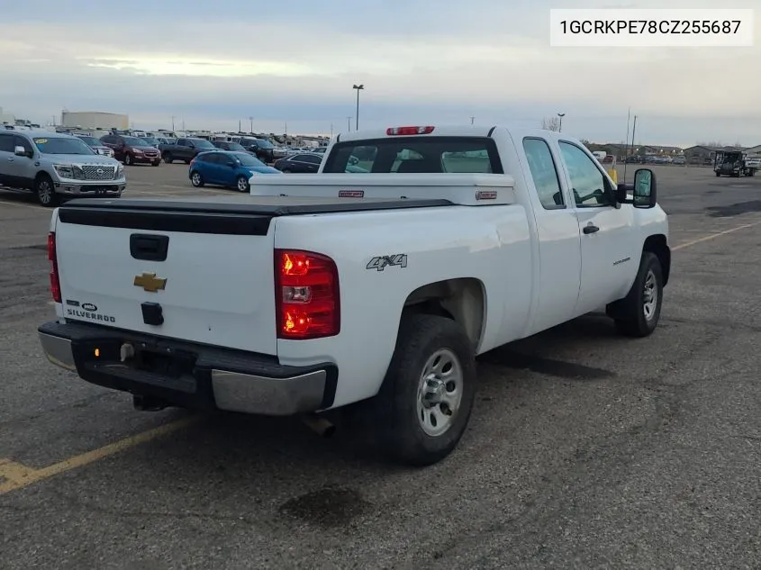 2012 Chevrolet Silverado K1500 VIN: 1GCRKPE78CZ255687 Lot: 40836927