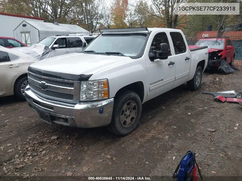 2012 Chevrolet Silverado 1500 Lt VIN: 1GCPKSE77CF233918 Lot: 40838645