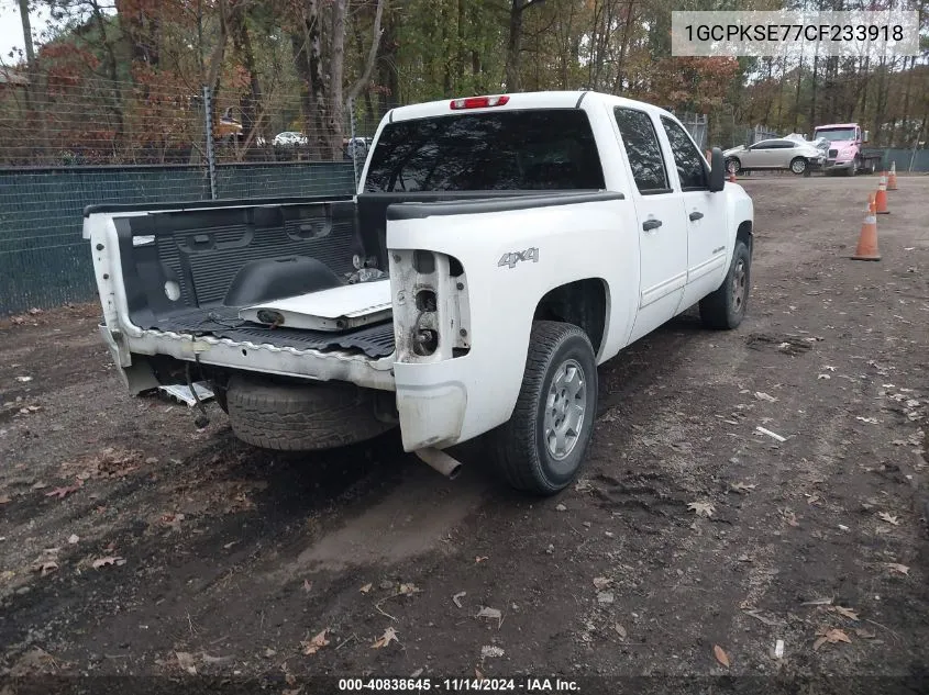 2012 Chevrolet Silverado 1500 Lt VIN: 1GCPKSE77CF233918 Lot: 40838645