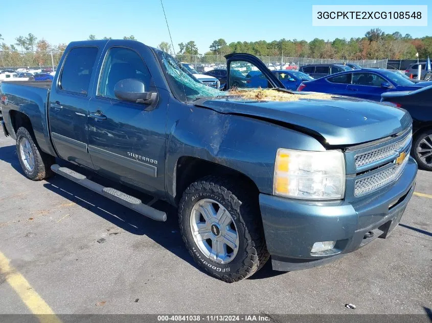 3GCPKTE2XCG108548 2012 Chevrolet Silverado 1500 Ltz