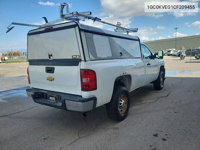 2012 Chevrolet Silverado 2500Hd Work Truck VIN: 1GC0KVEG1CF209455 Lot: 40871057