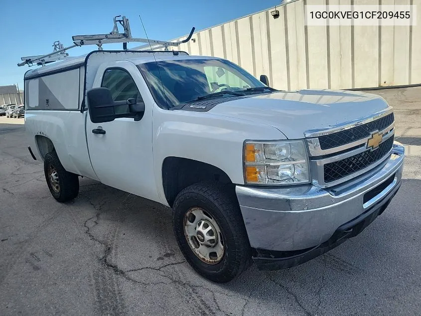 2012 Chevrolet Silverado 2500Hd Work Truck VIN: 1GC0KVEG1CF209455 Lot: 40871057