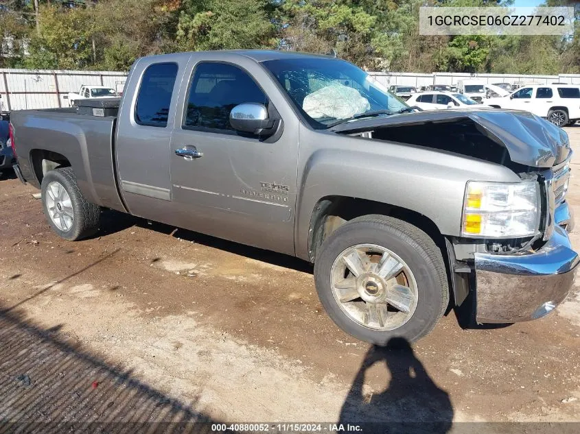 2012 Chevrolet Silverado 1500 Lt VIN: 1GCRCSE06CZ277402 Lot: 40880052