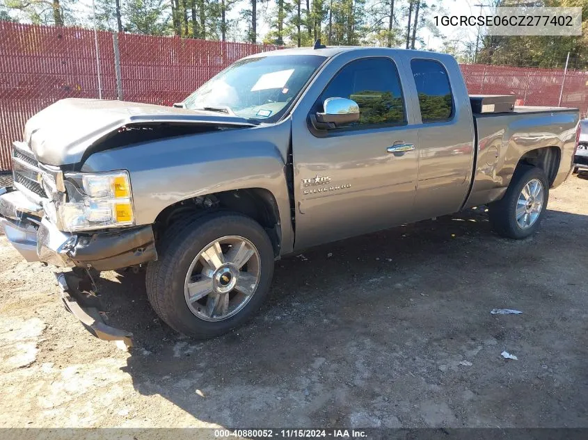 2012 Chevrolet Silverado 1500 Lt VIN: 1GCRCSE06CZ277402 Lot: 40880052