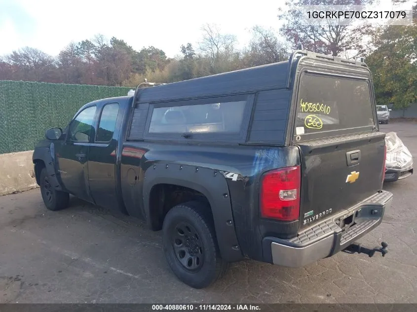 2012 Chevrolet Silverado 1500 Work Truck VIN: 1GCRKPE70CZ317079 Lot: 40880610