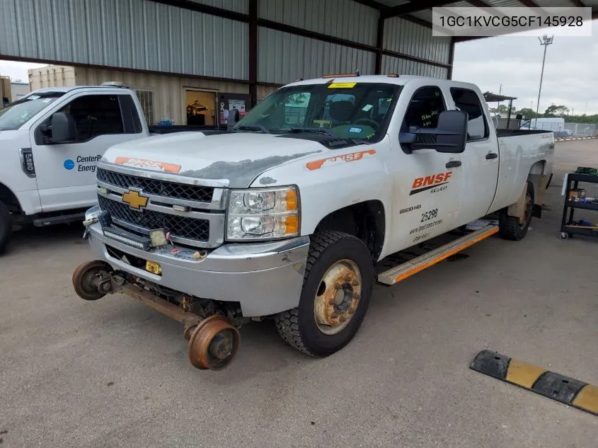 2012 Chevrolet Silverado 2500Hd Work Truck VIN: 1GC1KVCG5CF145928 Lot: 40886048