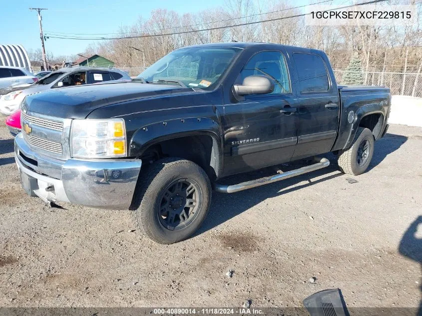 2012 Chevrolet Silverado 1500 Lt VIN: 1GCPKSE7XCF229815 Lot: 40890014