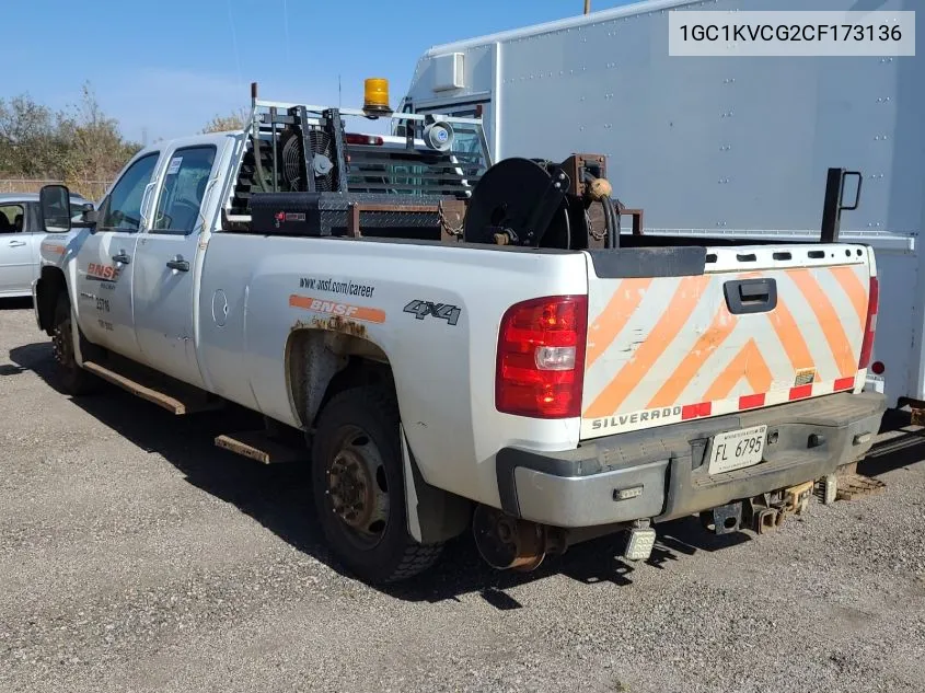 2012 Chevrolet Silverado 2500Hd Work Truck VIN: 1GC1KVCG2CF173136 Lot: 40896947