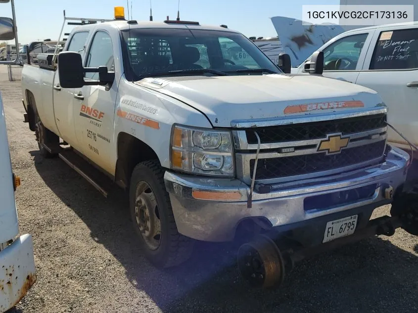 2012 Chevrolet Silverado 2500Hd Work Truck VIN: 1GC1KVCG2CF173136 Lot: 40896947