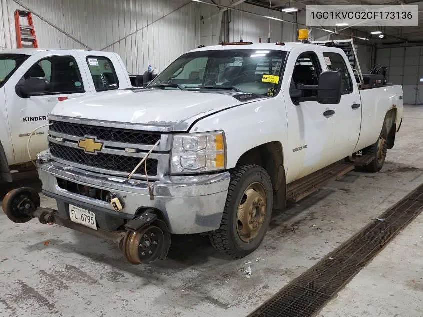 2012 Chevrolet Silverado 2500Hd Work Truck VIN: 1GC1KVCG2CF173136 Lot: 40896947