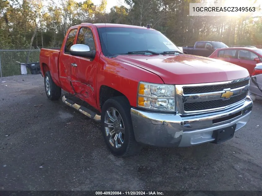 2012 Chevrolet Silverado 1500 Ls VIN: 1GCRCREA5CZ349563 Lot: 40920084