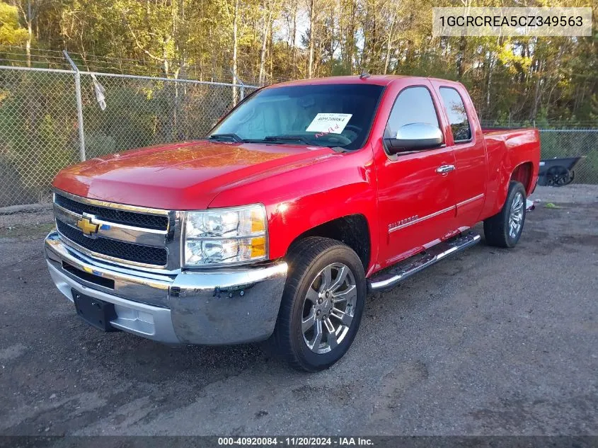 2012 Chevrolet Silverado 1500 Ls VIN: 1GCRCREA5CZ349563 Lot: 40920084