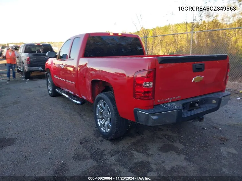 2012 Chevrolet Silverado 1500 Ls VIN: 1GCRCREA5CZ349563 Lot: 40920084