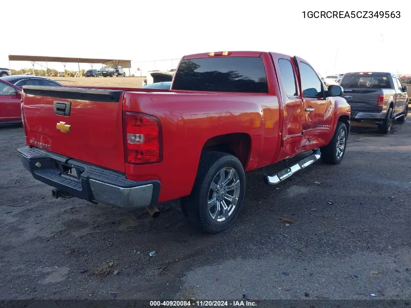 2012 Chevrolet Silverado 1500 Ls VIN: 1GCRCREA5CZ349563 Lot: 40920084