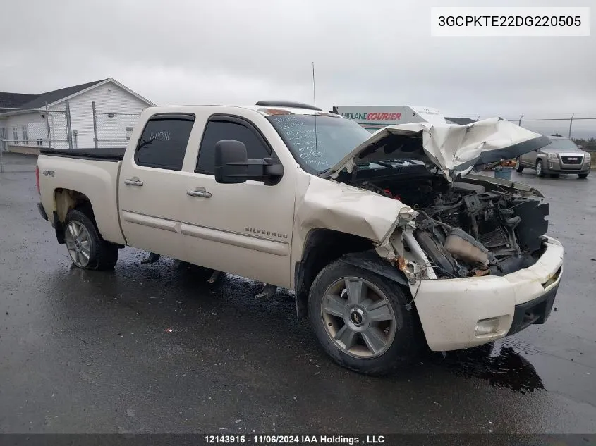 2013 Chevrolet Silverado 1500 VIN: 3GCPKTE22DG220505 Lot: 12143916