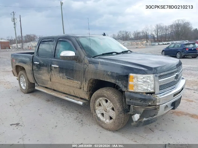 2013 Chevrolet Silverado 1500 Lt VIN: 3GCPKSE78DG210213 Lot: 38835459