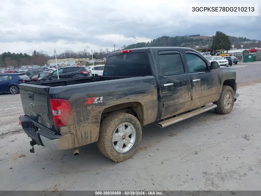 2013 Chevrolet Silverado 1500 Lt VIN: 3GCPKSE78DG210213 Lot: 38835459