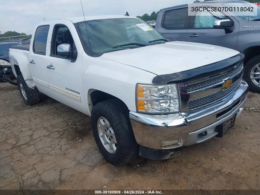 2013 Chevrolet Silverado 1500 Lt VIN: 3GCPCSE07DG118042 Lot: 39100909