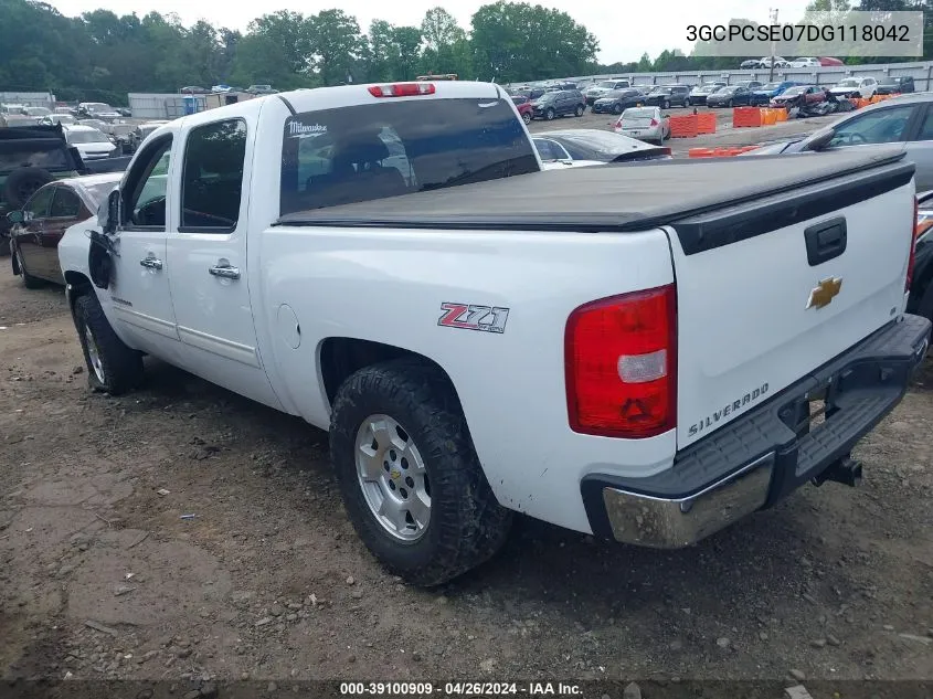 3GCPCSE07DG118042 2013 Chevrolet Silverado 1500 Lt