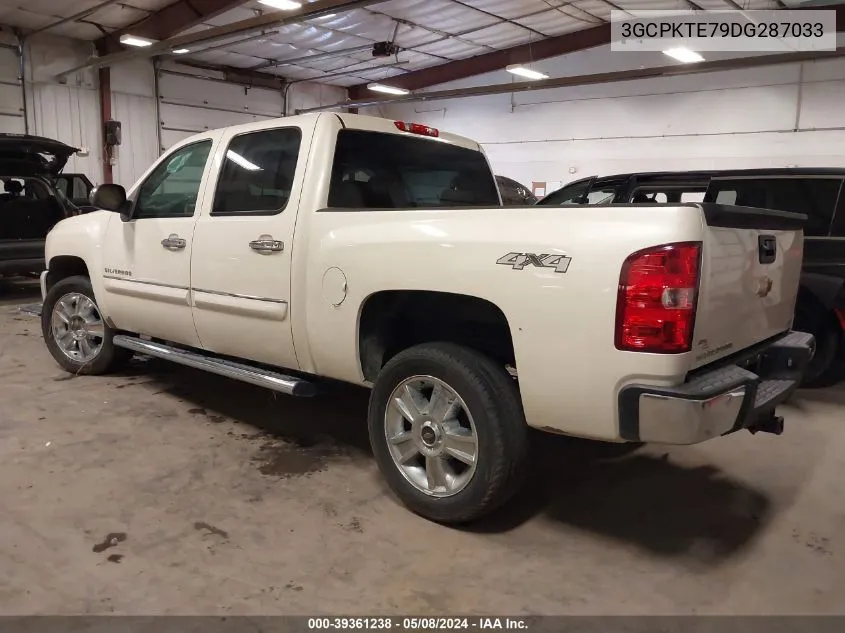 2013 Chevrolet Silverado 1500 Ltz VIN: 3GCPKTE79DG287033 Lot: 39361238