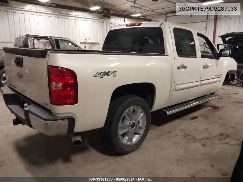 2013 Chevrolet Silverado 1500 Ltz VIN: 3GCPKTE79DG287033 Lot: 39361238