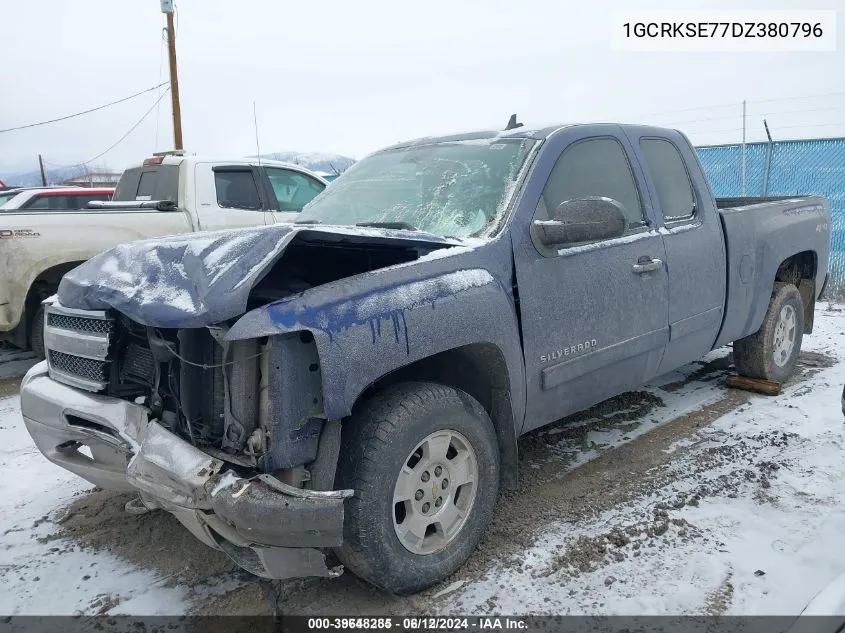 2013 Chevrolet Silverado 1500 Lt VIN: 1GCRKSE77DZ380796 Lot: 39648285