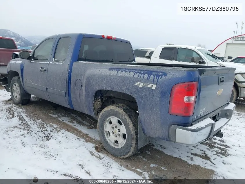 2013 Chevrolet Silverado 1500 Lt VIN: 1GCRKSE77DZ380796 Lot: 39648285