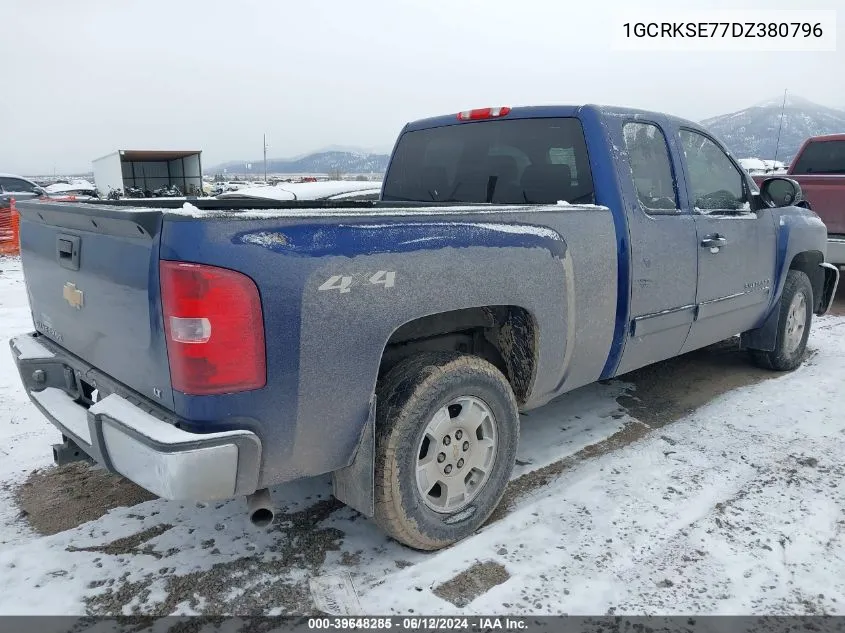 2013 Chevrolet Silverado 1500 Lt VIN: 1GCRKSE77DZ380796 Lot: 39648285