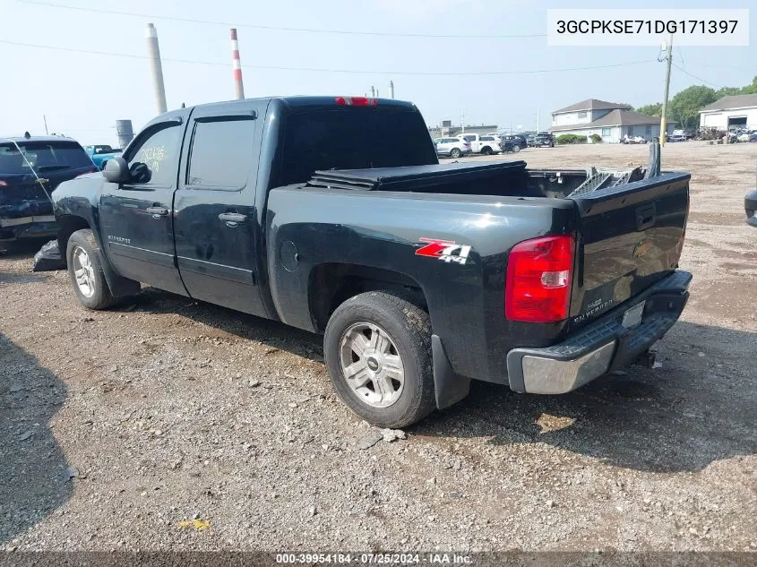 2013 Chevrolet Silverado 1500 Lt VIN: 3GCPKSE71DG171397 Lot: 39954184