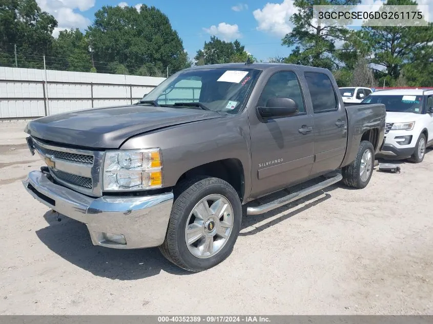 2013 Chevrolet Silverado 1500 Lt VIN: 3GCPCSE06DG261175 Lot: 40352389