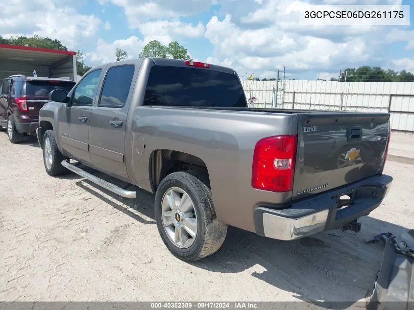 2013 Chevrolet Silverado 1500 Lt VIN: 3GCPCSE06DG261175 Lot: 40352389