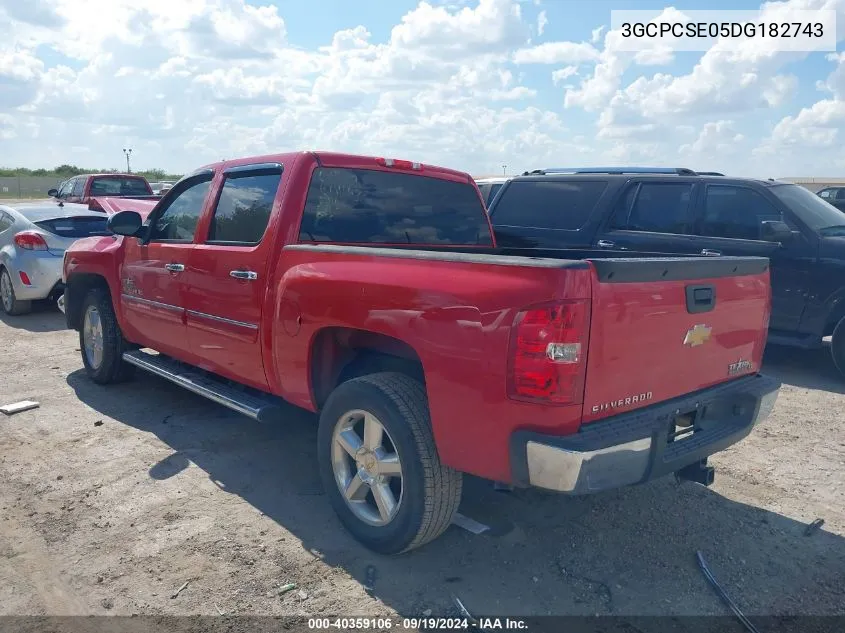 2013 Chevrolet Silverado 1500 Lt VIN: 3GCPCSE05DG182743 Lot: 40359106