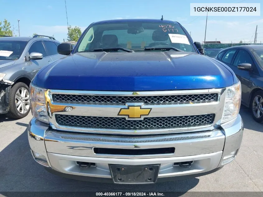 2013 Chevrolet Silverado 1500 Lt VIN: 1GCNKSE00DZ177024 Lot: 40366177