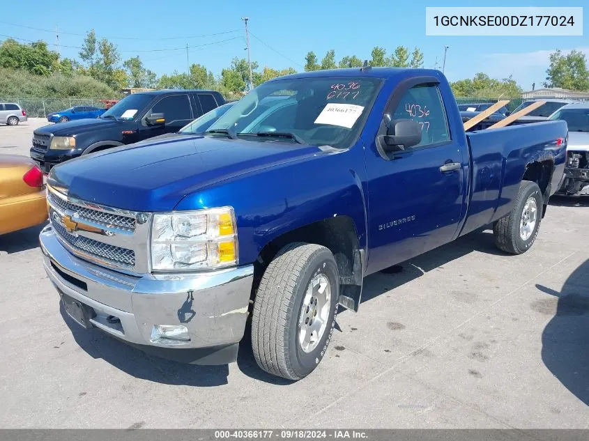 2013 Chevrolet Silverado 1500 Lt VIN: 1GCNKSE00DZ177024 Lot: 40366177