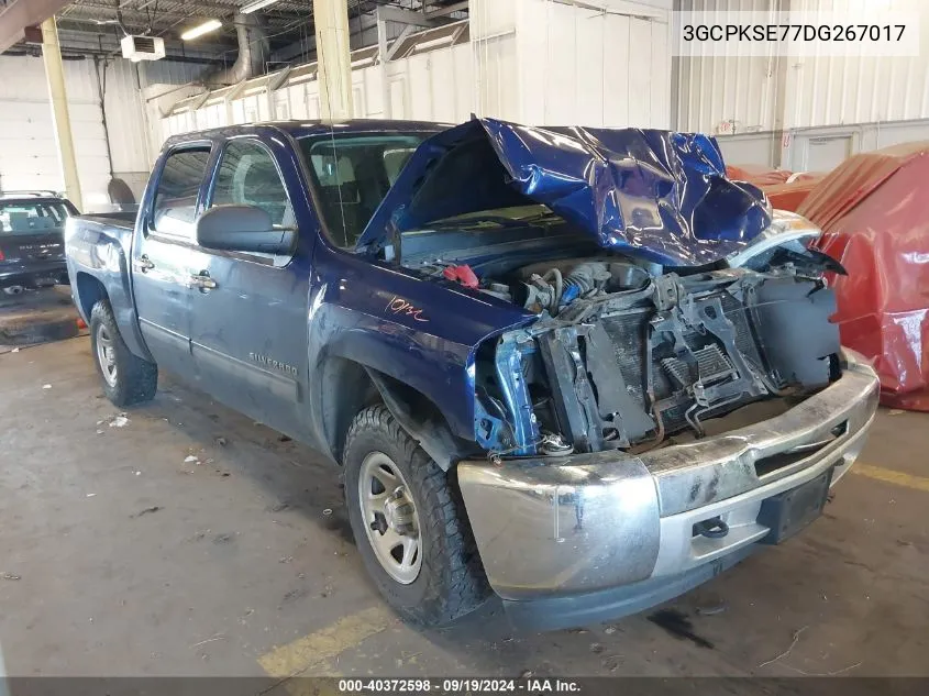 2013 Chevrolet Silverado 1500 Lt VIN: 3GCPKSE77DG267017 Lot: 40372598