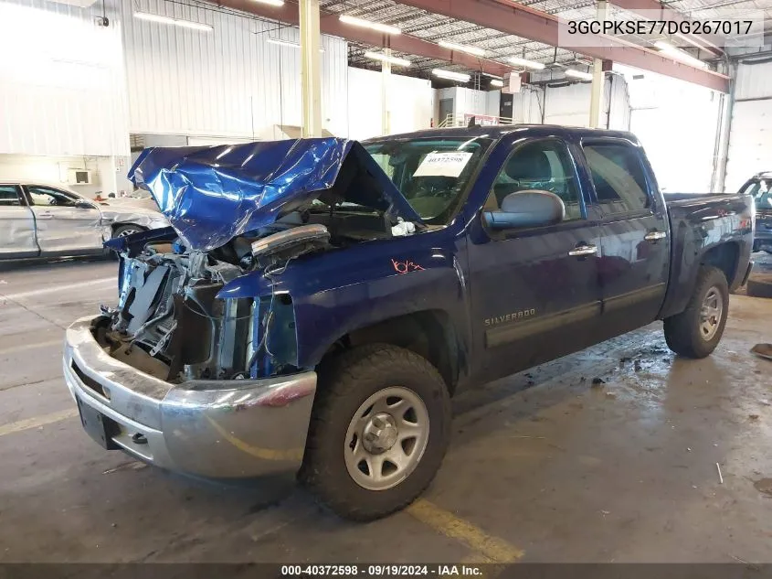 2013 Chevrolet Silverado 1500 Lt VIN: 3GCPKSE77DG267017 Lot: 40372598