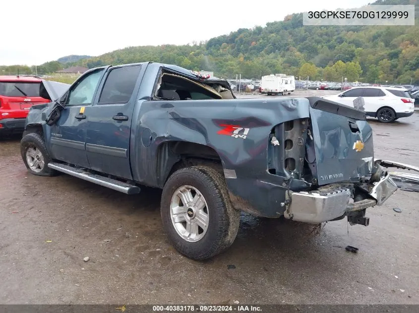 2013 Chevrolet Silverado K1500 Lt VIN: 3GCPKSE76DG129999 Lot: 40383178