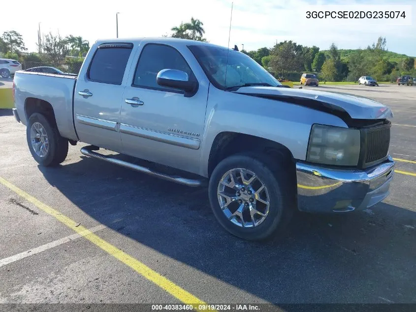 2013 Chevrolet Silverado 1500 Lt VIN: 3GCPCSE02DG235074 Lot: 40383460