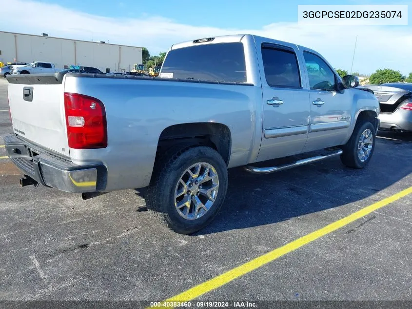 2013 Chevrolet Silverado 1500 Lt VIN: 3GCPCSE02DG235074 Lot: 40383460