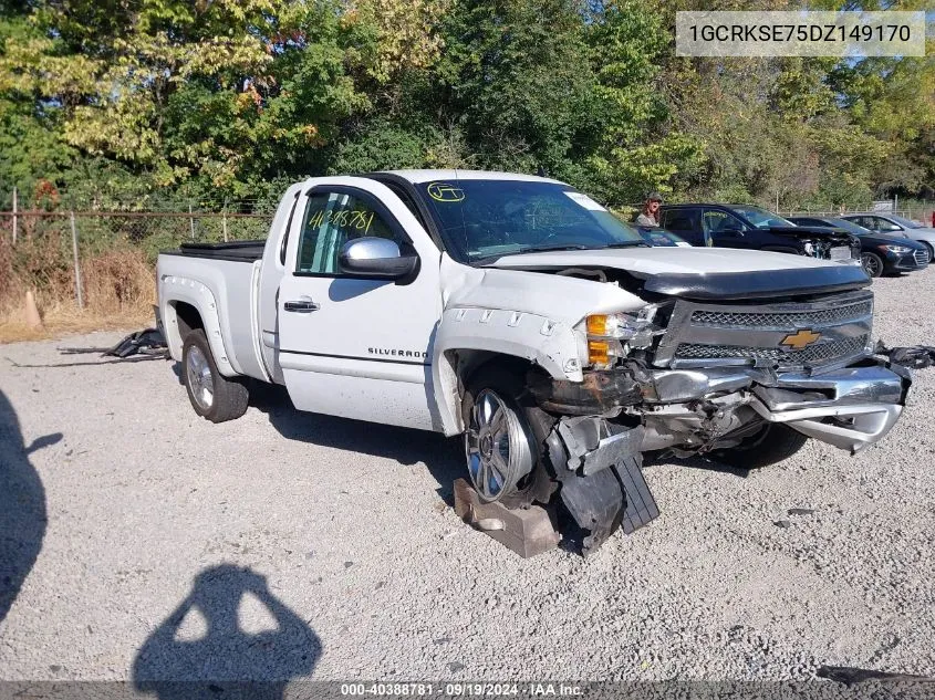 2013 Chevrolet Silverado 1500 Lt VIN: 1GCRKSE75DZ149170 Lot: 40388781