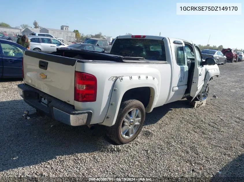 2013 Chevrolet Silverado 1500 Lt VIN: 1GCRKSE75DZ149170 Lot: 40388781