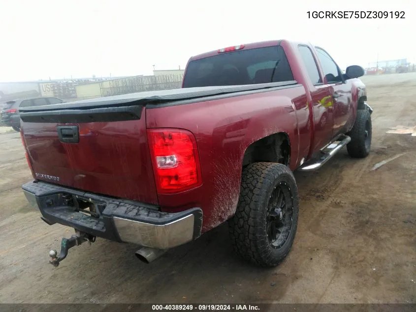 1GCRKSE75DZ309192 2013 Chevrolet Silverado 1500 Lt