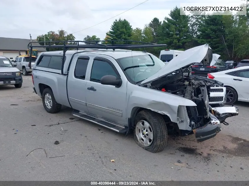 2013 Chevrolet Silverado K1500 Lt VIN: 1GCRKSE7XDZ314422 Lot: 40398444