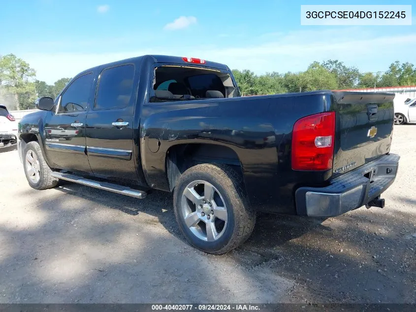 2013 Chevrolet Silverado C1500 Lt VIN: 3GCPCSE04DG152245 Lot: 40402077