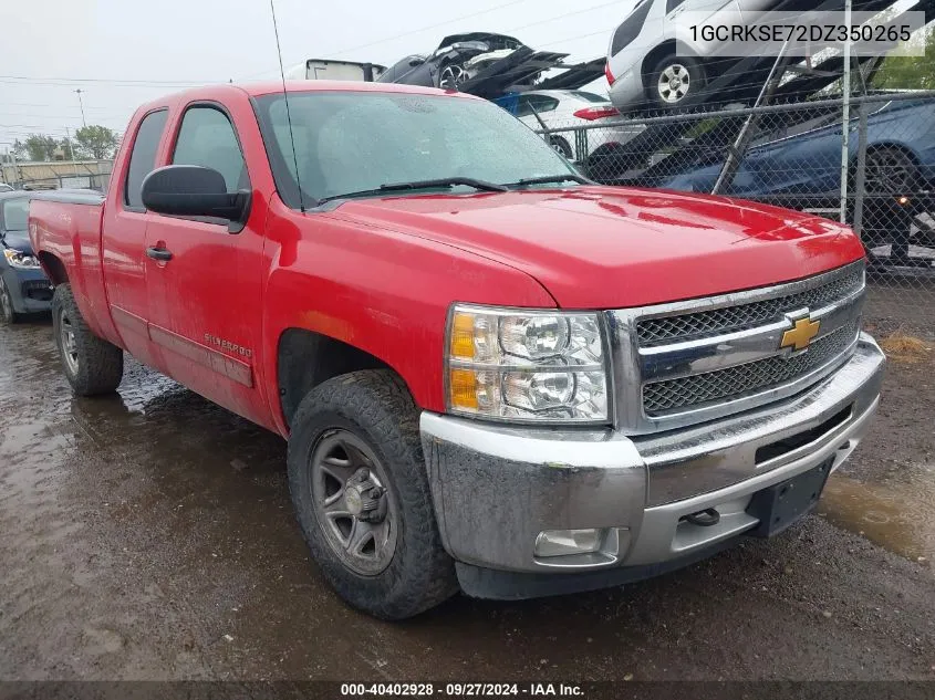 1GCRKSE72DZ350265 2013 Chevrolet Silverado 1500 Lt