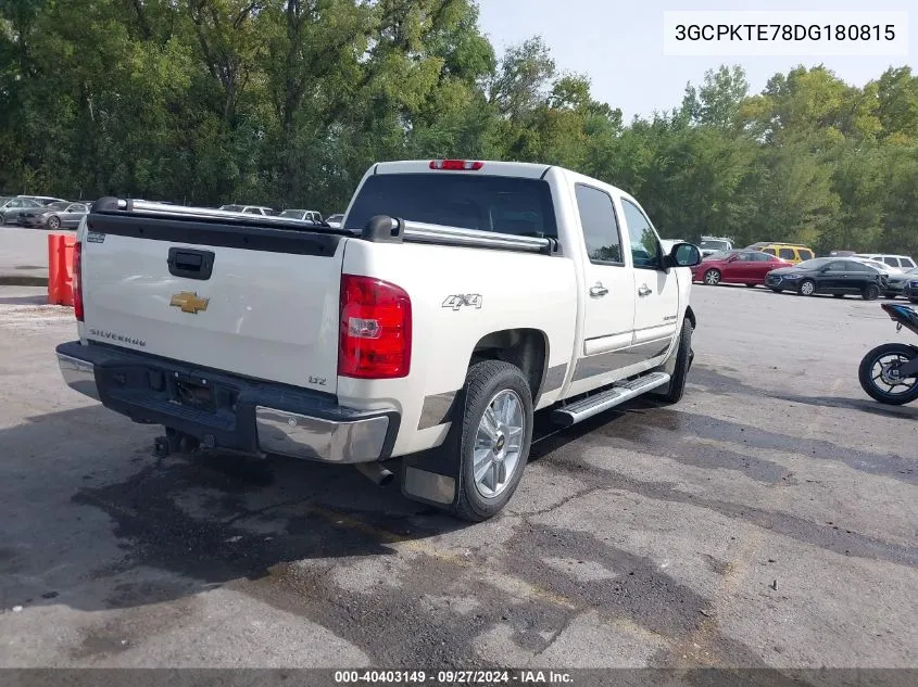 3GCPKTE78DG180815 2013 Chevrolet Silverado 1500 Ltz